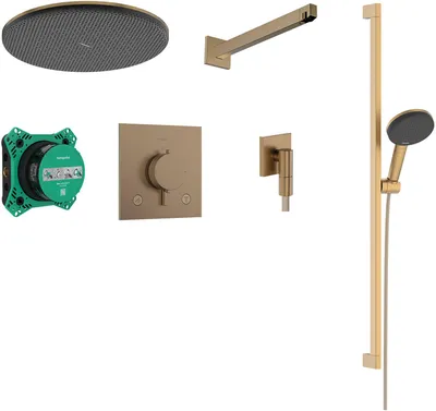 Produktbild von Hansgrohe Raindance Alive S Doucheset Brushed Bronze