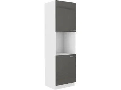 Obrázek produktu pro Kuchyňská skříň na vestavnou troubu LAJLA - šířka 60 cm, šedá / bílá