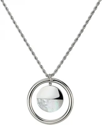 Produktbild von CEM ST9-099C 4-202846-001 Damen Edelstahl Perlmutt Kette Halskette Collier silber