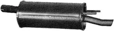Produktbild von IMASAF 54.04.07 Endschalldämpfer für OPEL Corsa B Schrägheck (S93) Auspuff