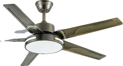 Obrázek produktu pro Stropní ventilátor, dálkové ovládání, tři režimy osvětlení, hnědá barva, 3 barvy s možností stmívání