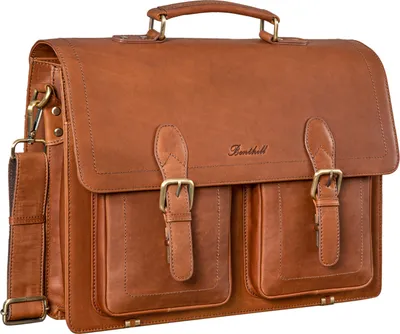 Produktbild von Benthill Aktentasche aus Echtleder - Lehrertasche - Umhängetasche - Leder-Tasche Business - Große Leder Herren Arbeitstasche aus Büffelleder