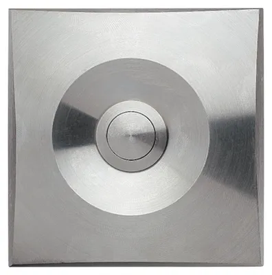 Productafbeelding van GRO AP contactplaat 55541 ETA S 200, 1-voudig, roestvrij staal