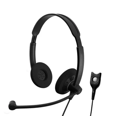 Image de EPOS I IMPACT SC 60 - 100 Series - Casque - sur oreille - filaire - déconnexion facile - noir avec argent