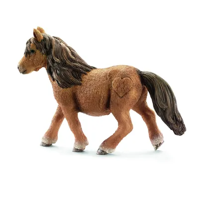 Image de Schleich 13750 - Jument poney Shetland, mini-figurine