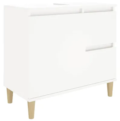 Obrázok produktu pre vidaXL Kúpeľňová skrinka biela 65x33x60 cm Materiál drevo