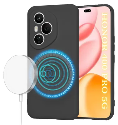 Produktbild von Techsuit – SoftFlex MagSafe-Hülle für Honor 400 Pro – schwarz