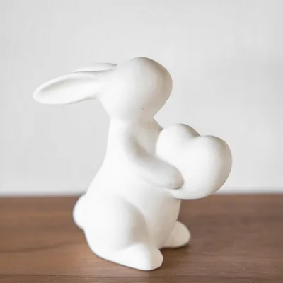Produktbild von Osterdekoration Hase Amelia - weiß: medium