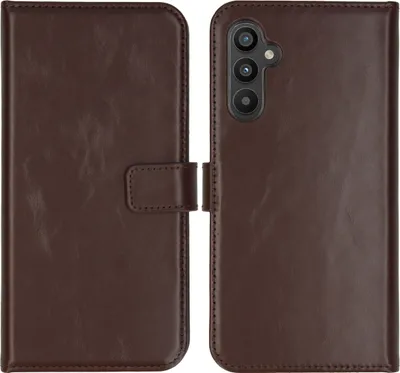 Produktbild von Selencia Echtleder Klapphülle Samsung Galaxy A34 (5G) - Braun