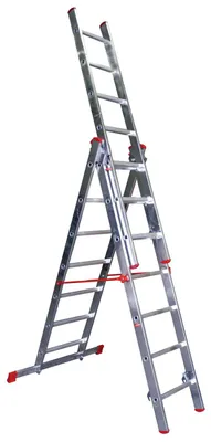 Obrázek produktu pro Hliníkový žebřík Promo Step, trojitý – 3×9 příček