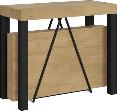 Immagine prodotto di ITYHOME - Consolle allungabile 90x40/300 cm Tiris quercia natura