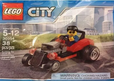 Produktbild von LEGO City Hot Rod V29 Polybag,30354