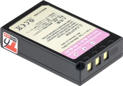 Produktbild von T6 Power Akku für Olympus Evolt E-410, Li-Ion, 7,2 V, 900 mAh (6,5 Wh), schwarz