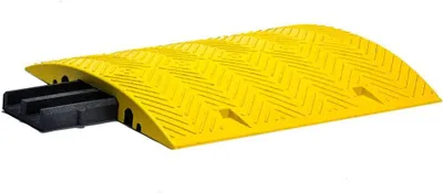 Produktbild von Kabelbrücke Schlauchbrücke Schwerlast gelb 80x60x8cm Kabelkanal