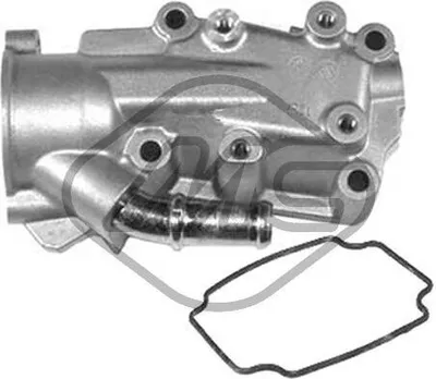 Produktbild von Metalcaucho 05241 Kühlmittelflansch passend für PEUGEOT 206 Schrägheck (2A/C) Wasserflansch