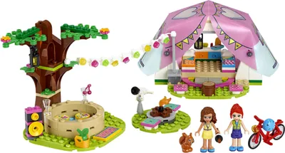 Obrázek produktu pro LEGO Friends Nature Glamping Camping Set, Sada na stavění, 6 rok/roky, 241 kusů, 446 g