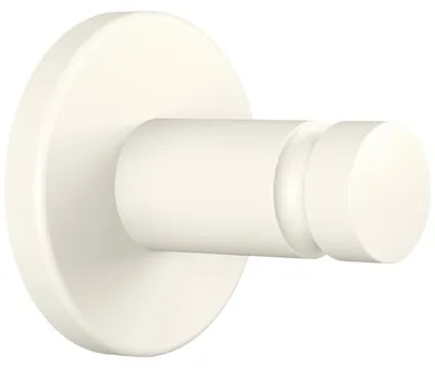 Produktbild von tesa MOON WHITE Handtuchhaken, matt weiß, für Bad & WC - für Bäder im Industrial Style und moderne Badezimmer - bohrfrei, inkl. Klebelösung