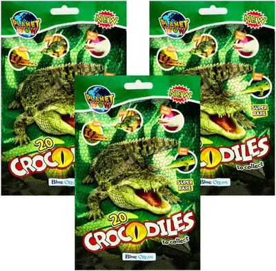 Produktbild von Blue Ocean Crocodiles Sammelfiguren 2025 - Planet Wow Figur - 3 Tüten
