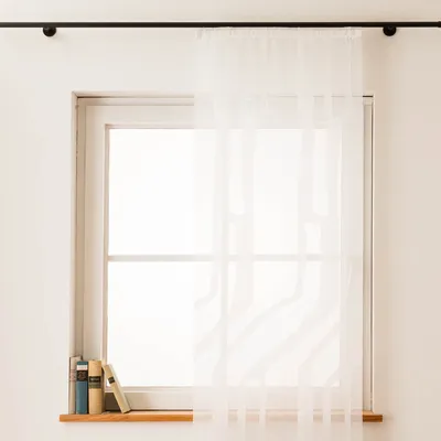 Produktbild von Schiebevorhang Alicante Scherli transparent weiß 245x60cm (BxH)