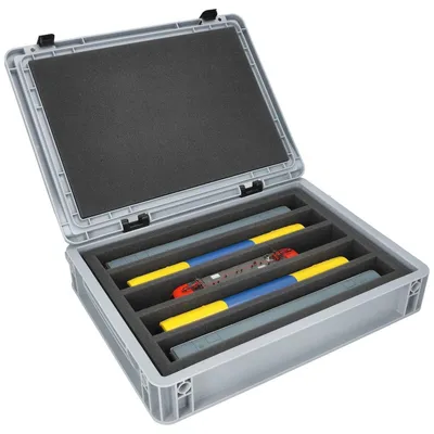 Immagine prodotto di Set Eurobox 40x30 con inserto in schiuma per modellismo ferroviario HO