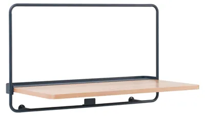 Produktbild von Platzsparender Klappbarer Wandtisch BIG HUG in Blau, nordischer Vintage-Stil