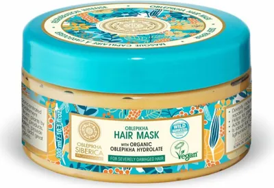 Obrázek produktu pro Natura Siberica Oblepikha maska na vlasy pro velmi poškozené vlasy 300ml