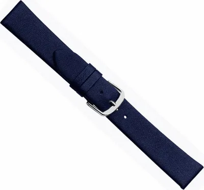 Produktbild von Uhrenarmband Kalbsleder weich blau Herzog Design I 20519S, Stegbreite:18mm