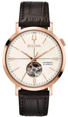 Produktbild von Bulova Herrenuhr Quarz 97A136, 46 mm, 3 ATM wasserdicht, mit Datum