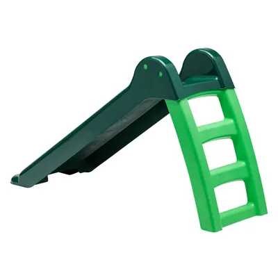 Produktbild von Zusammenklappbare Rutsche grün mit Treppe
