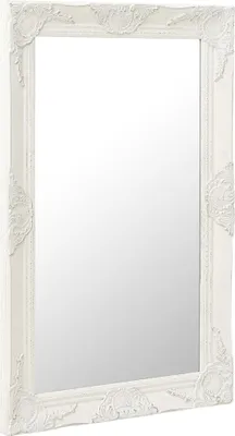 Zdjęcie produktu dla vidaXL Lustro ścienne w stylu barokowym 50x80 cm białe