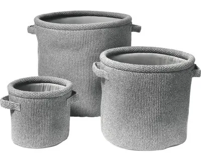 Produktbild von Korb Set Noa Set dunkelgrau 3-teilig