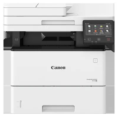A front view of a Canon imageRUNNER 1643i II mono A4 laser multifunction printer.