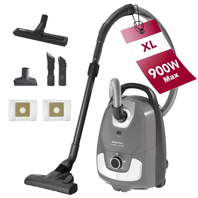 Immagine prodotto di Aspirapolvere con sacco - Aspirapolvere a sacco - 900 W - Filtro HEPA H13 - Raggio d'azione 10 m - 70 dB