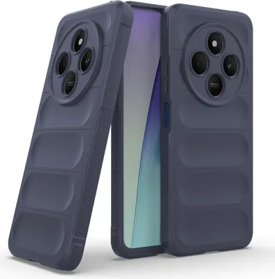 Produktbild von Handy Hülle für Xiaomi Redmi 14C Grip Case Cover Schutzhülle Softgrip Farbe: Dunkelblau