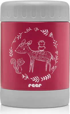 Obrázok produktu pre reer Keep Warm Box 'ColourDesign', nerezová oceľ, 300 ml, bobuľovo červená