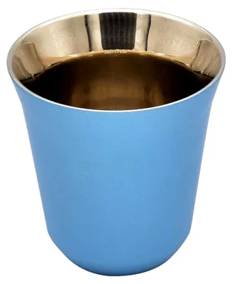 Produktbild von Doppelwandige Espressotasse aus Edelstahl, 160 ml, Blau