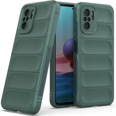 Immagine prodotto di Custodia Redmi Note 10, Custodia protettiva in silicone TPU morbido antiurto per Xiaomi Redmi Note 10 4G/Note10S verde