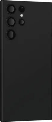Immagine prodotto di Clappio, coperchio batteria di ricambio (lato posteriore) con adesivo integrato per Samsung Galaxy S22 Ultra, colore nero