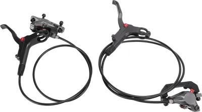 Produktbild von WAKE Hydraulisches Scheibenbremsen-Set für Mountainbike, Doppelkolbenantrieb, Vorder- und Hinterradbremsen