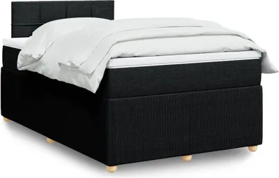 Produktbild von Eleganten-Stil Boxspringbett mit Matratze Schwarz 120x200 cm Stoff,79,4 Kg cloris4848140