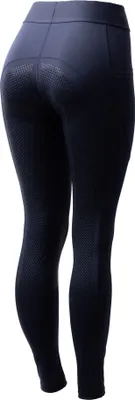 Produktbild von Horze Maia Damen Vollbesatzreitleggings  , Blau, 34