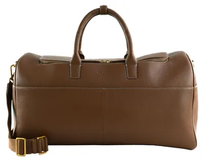 Produktbild von Ted Baker Leder Reisetasche Siimons Pebbled Leather Holdall Tan braun