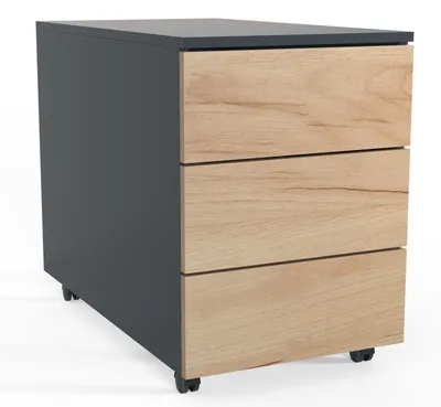 Productafbeelding van Dalosa703SB ladecassette 3 laden antraciet, eik decor.