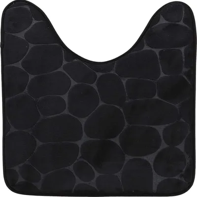 Produktbild von Tendance Toilettenvorleger/WC-Vorleger Pebble - Memory Foam - schwarz