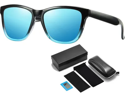 Produktbild von Polarisierte Sportsonnenbrille für Damen und Herren, zum Autofahren, Angeln, Radfahren und Laufen, mit Brillenetui, TAC+PC