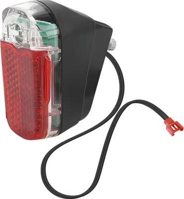 Productafbeelding van E-Twow, krachtige LED-achterlicht voor E-Twow GT SL en GT SE, zwart/rood