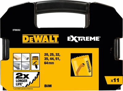 Immagine prodotto di DEWALT Lochsaegen-Set BIM Elektriker, 11-tlg.