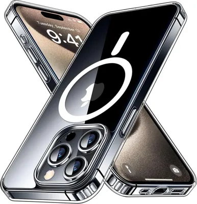 Image de Housse pour iPhone 15 Pro Max Protection Hard MagSafe Case Case Transparent