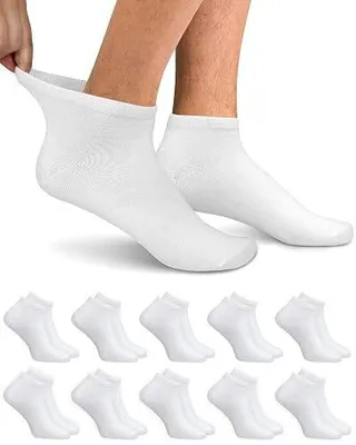 Zdjęcie produktu dla Skarpetki bawełniane damskie męskie uni  sneakersy 10 par