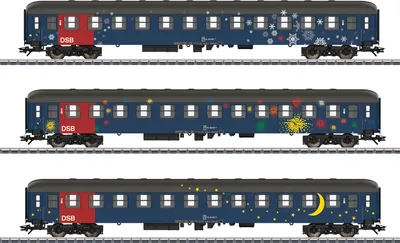 Immagine prodotto di Märklin H0 42698 Set di carrozze passeggeri DSB